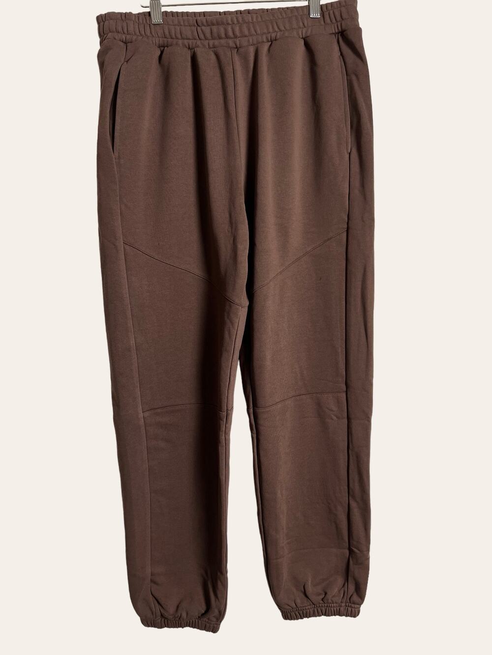 Naked Wardrobe Chocolate Brown Loungewear Casual Jogger Sweatpants Size Small